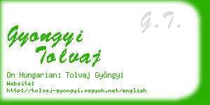 gyongyi tolvaj business card